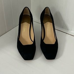 Cole Haan Black Suede Heels